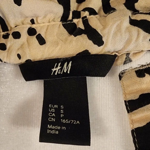 H&M Leopard Print/Animal Print Halter Romper Jumper Jumpsuit Women's Size S - Picture 7 of 8